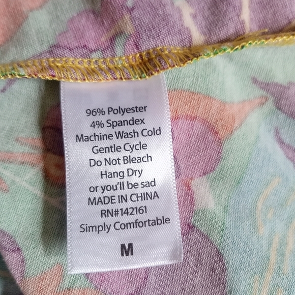 Floral LuLaRoe Madison Pocket Skirt - Picture 6 of 8